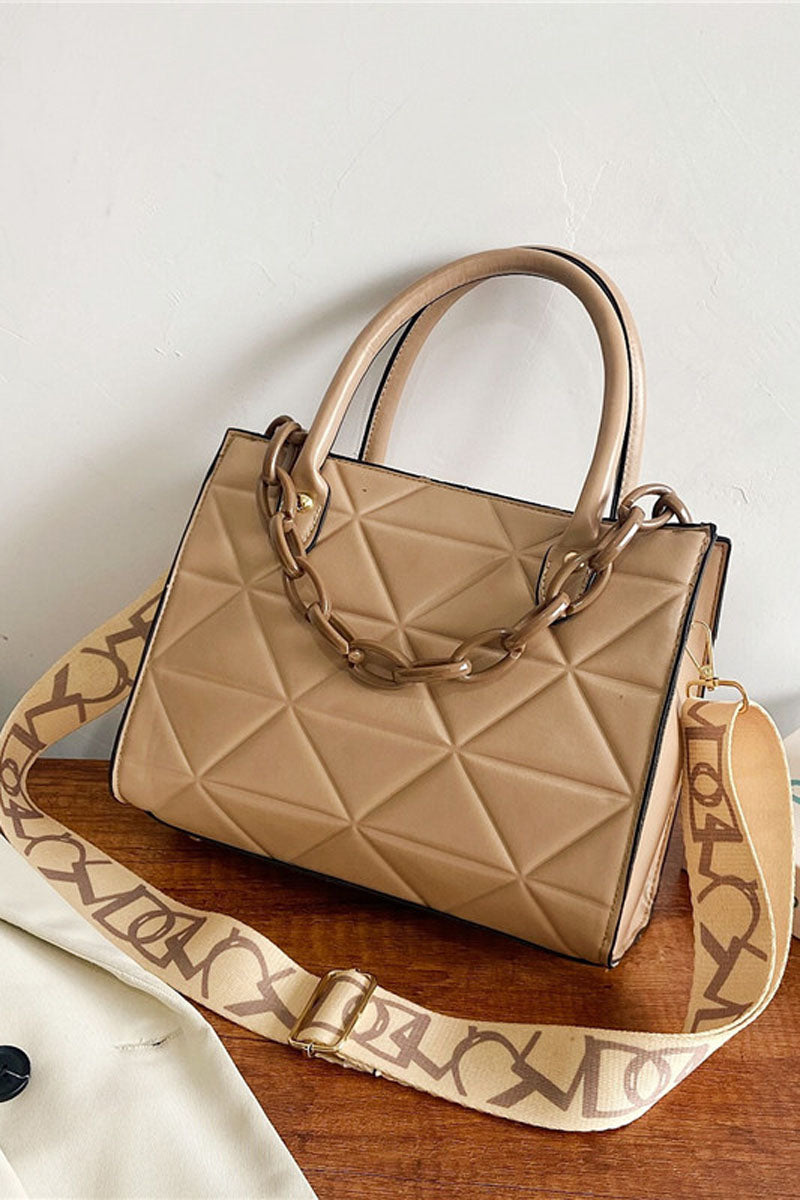 Casual PU Leather Rhombus Purse Handbag Messenger Bag - Fashionaviv-Accessories-[product_label]