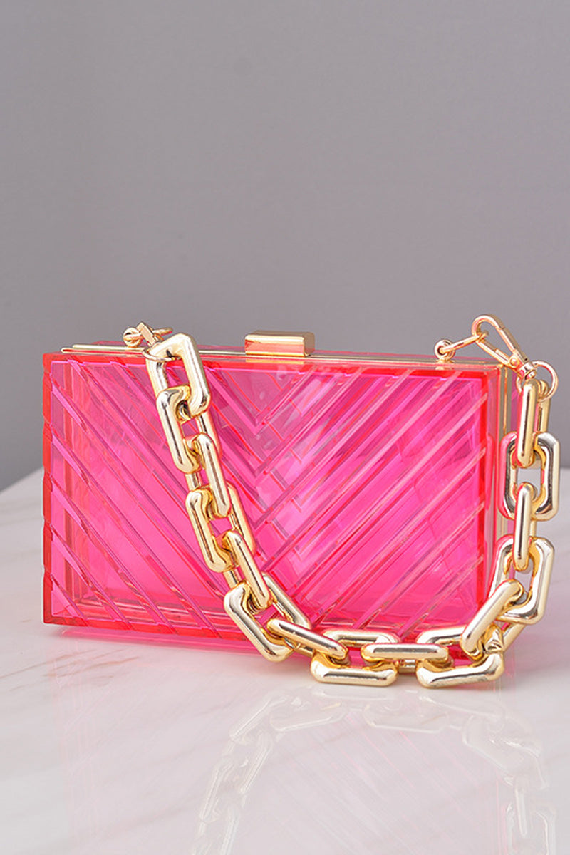 Party Acrylic Metal Handbag - Fashionaviv-Jewellery-[product_label]