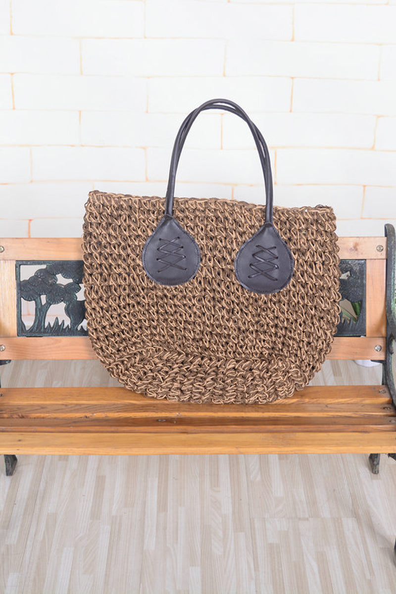 Casual Beach Braided Bag Handbag Shell Bag - Fashionaviv-Accessories-[product_label]