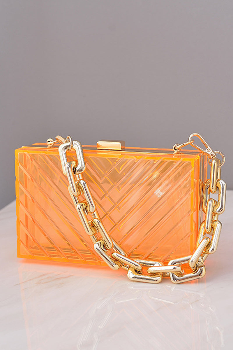 Party Acrylic Metal Handbag - Fashionaviv-Jewellery-[product_label]